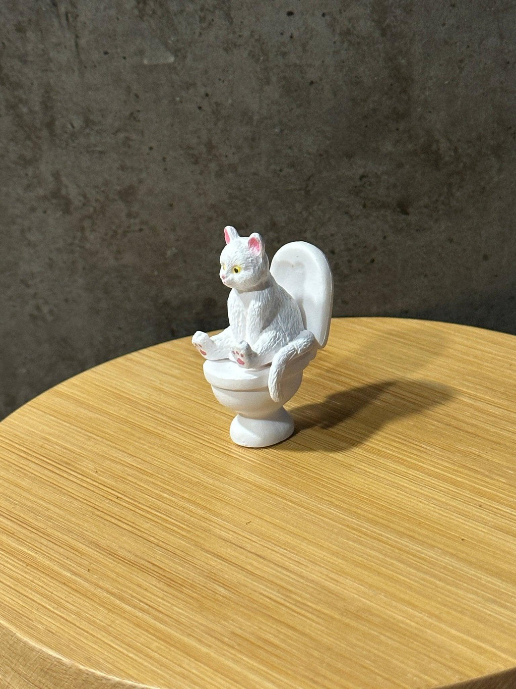 Cat on a Toilet - Halaman Habitat -